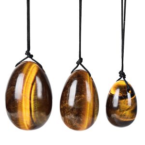 Tiger's eye Yoni Egg Set