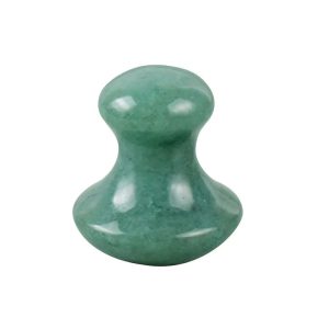 Green Aventurine gua sha mushroom tool