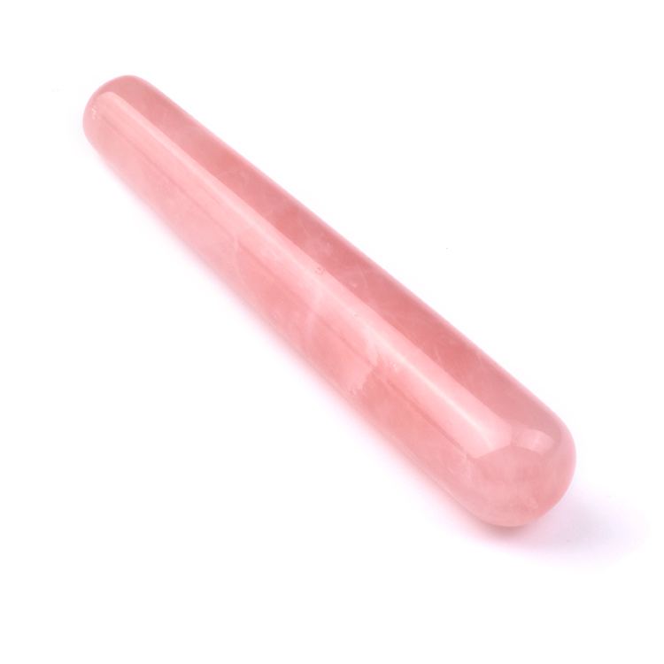 Rose quartz crystal Yoni Wands