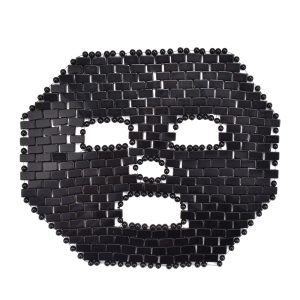 Black obsidian Face Mask