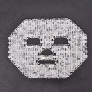 Clear quartz crystal Face Mask