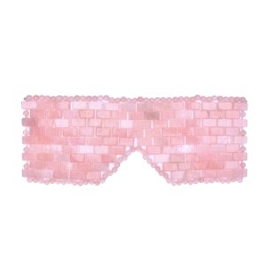 Pink Rose Quartz Eye Mask