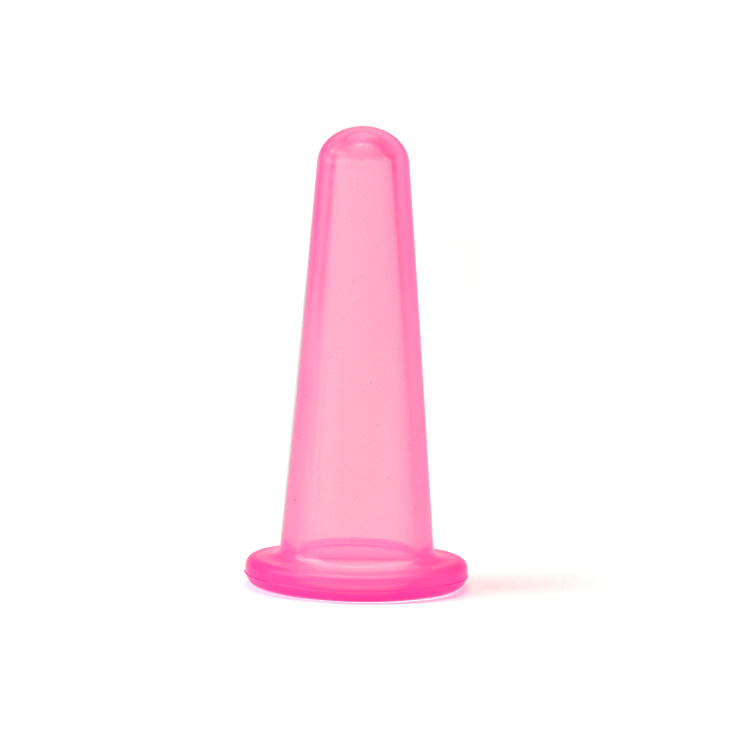 Silicone Facial Cupping Set Pink with clean brush - Image 4