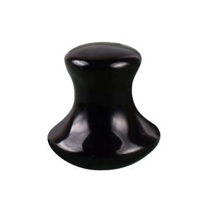 Black obsidian gua sha mushroom tool