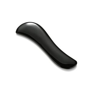 Black obsidian body gua sha S shape