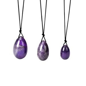 Purple Amethyst Yoni Egg Set