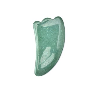 Aventurine body gua sha horn shape