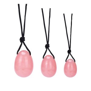 Rose Quartz Yoni Egg Set