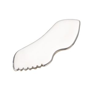 Stainless steel metal lips gua sha scraper