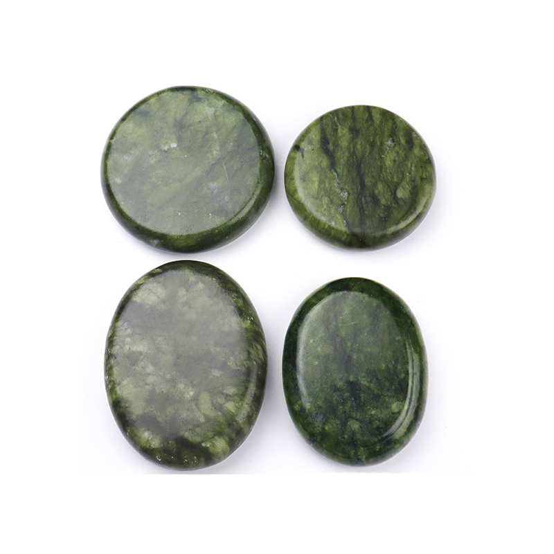 Hot Massage Stone Dark Green Jade set - Image 5