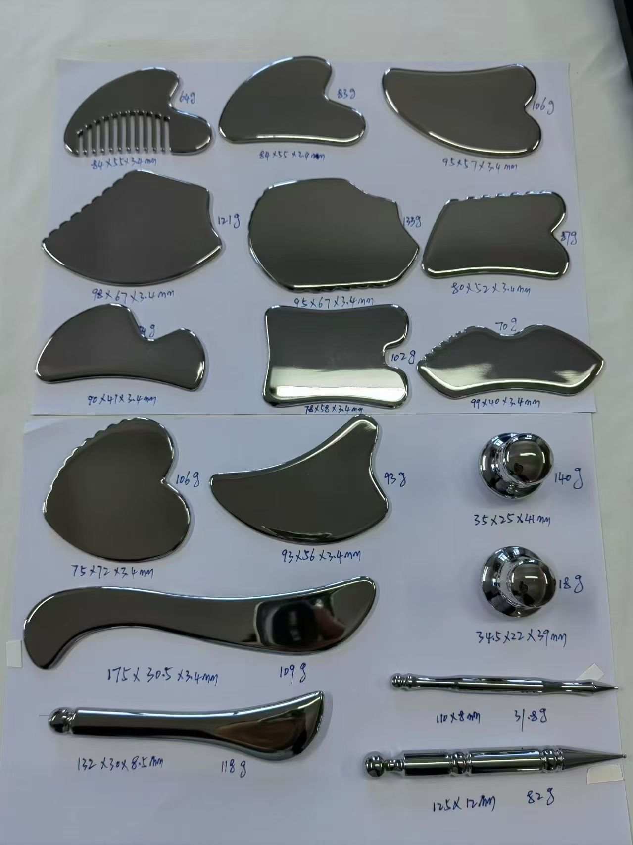 Premium Stainless Steel Gua Sha Tools Collection by Perfect Craft
