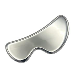 B-Shape Stainless Steel Fascia Tool | Universal Facial & Body Gua Sha